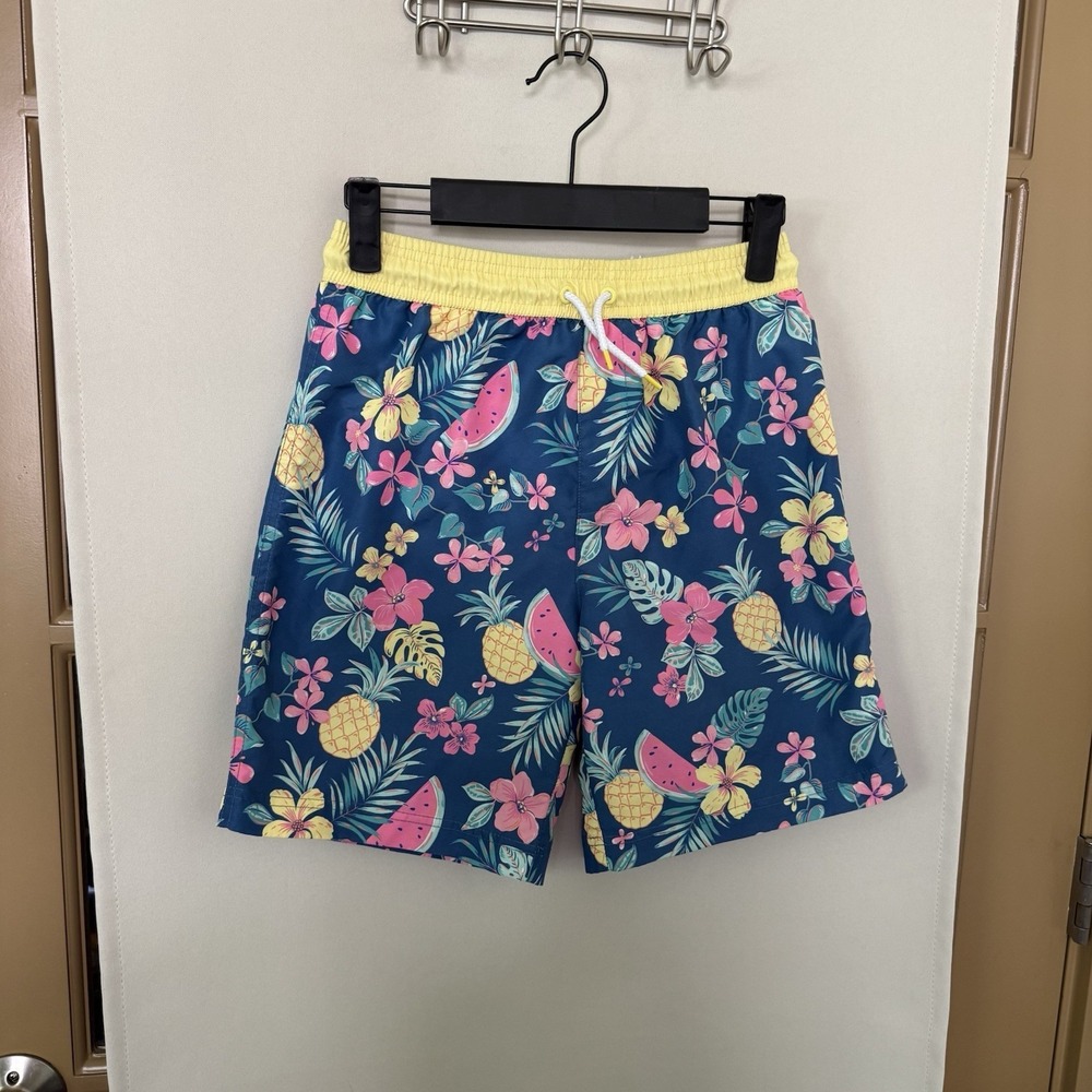 Tommy Bahama Boys XL Floral Fruits Swim Shorts Trunks Summer Swimming